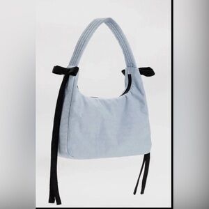 BAGGU X Sandy Liang Mini Bow Bag In POWDER BLUE NWT